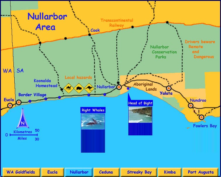 Nullarbor map