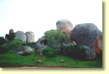 Inselberg pillars