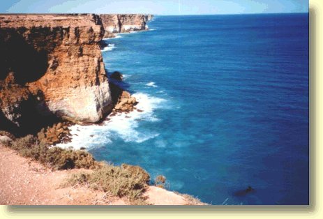 Bunda Cliffs - high energy coastline