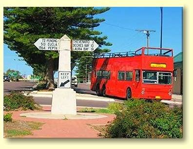 Ceduna Roundabout - Turning point to Adelaide and Perth. 