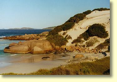 One of Esperance's many beautiful beaches found on the Great Ocean Tourist Loop Drive.