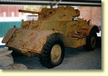 Kalgoorlie-Boulder's War Museum has about 7 or 8 armoured vehicles on display.  The War Museum is definitely worth a visit, especially if you are interested in military history. 