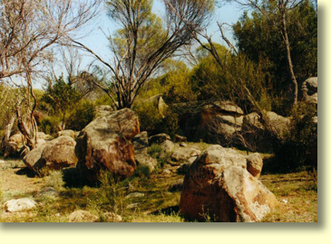 Dundas Rocks is located south of Norseman. The area was once a booming gold mining town. Nothing remains today however. Dundas Rocks is a good camping area for budget travelers.