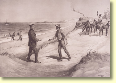 Eyre and Rossiter at Lucky Bay